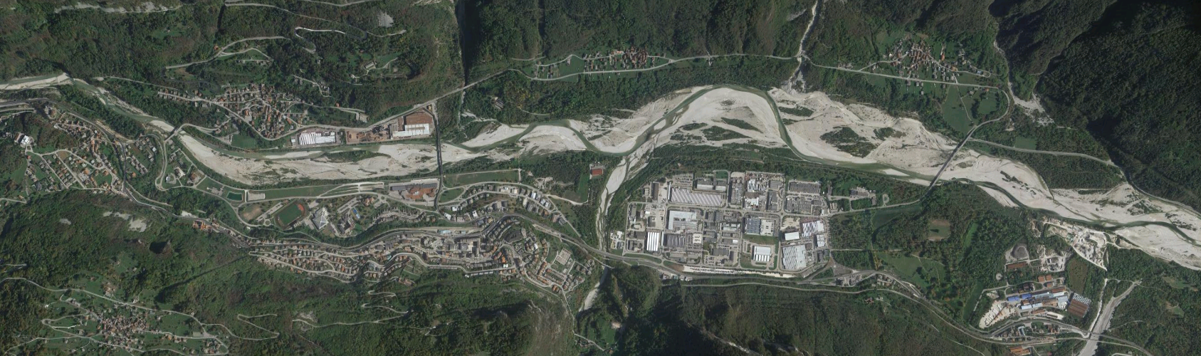 Longarone dal satellite